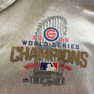 Chicago cubs World Series champion 2016 pull over sweatshirt